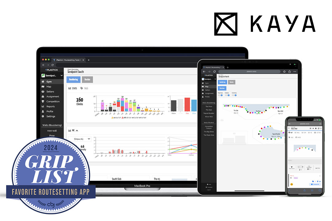 The KAYA/PLASTICK routesetting platform