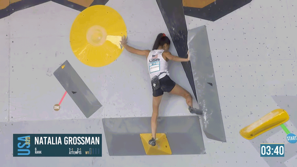 gif of natalia in comp