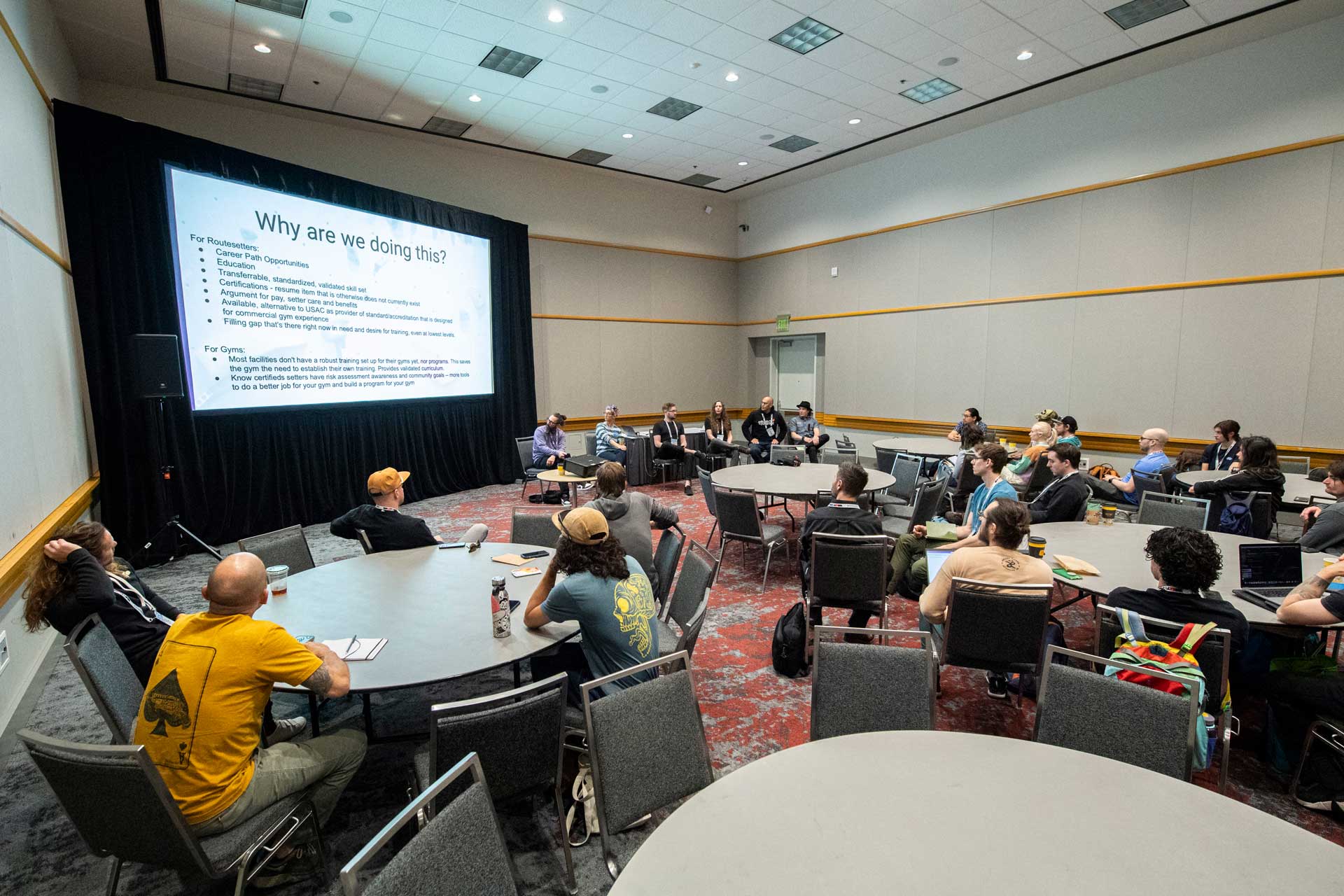 The CWA Routesetting Committee’s update at the 2024 CWA Summit in Portland