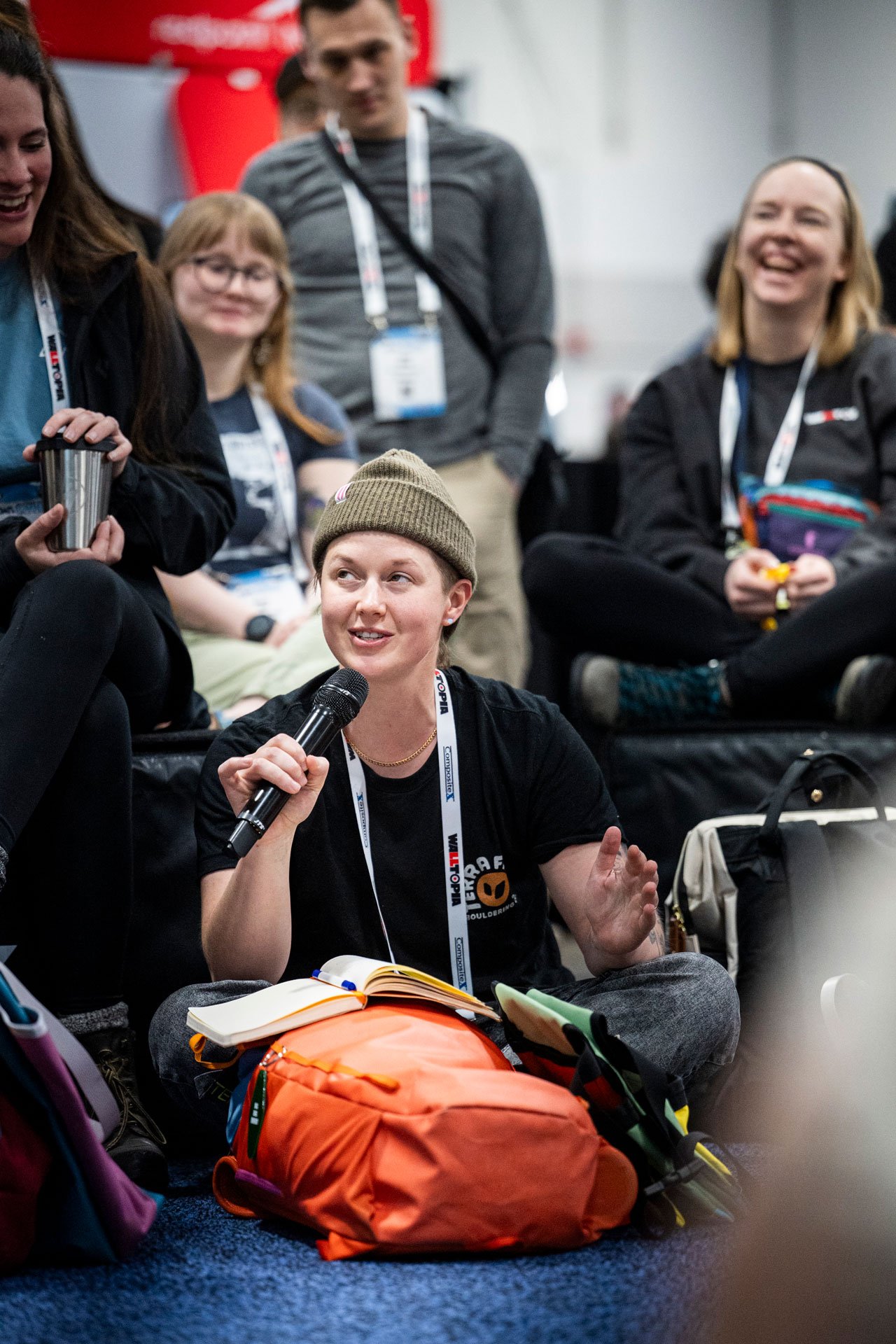 The Community Hub at the 2025 event on Imposter Syndrome and Burnout in the Industry