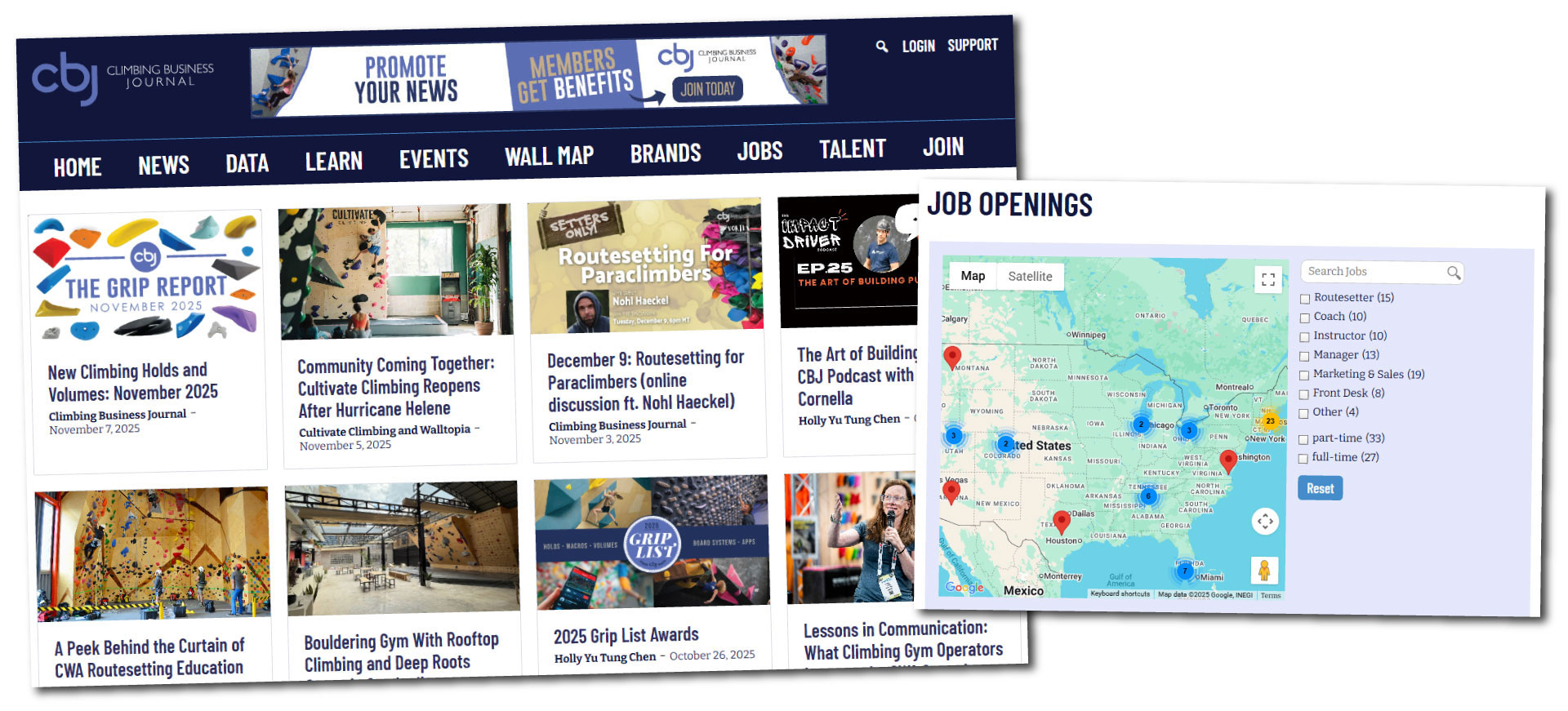 Climbing Business Journal dot com