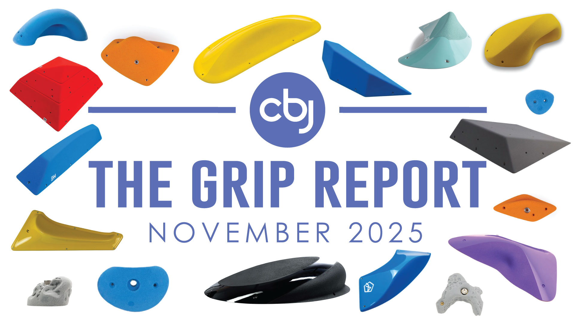 New Climbing Holds and Volumes: November 2025