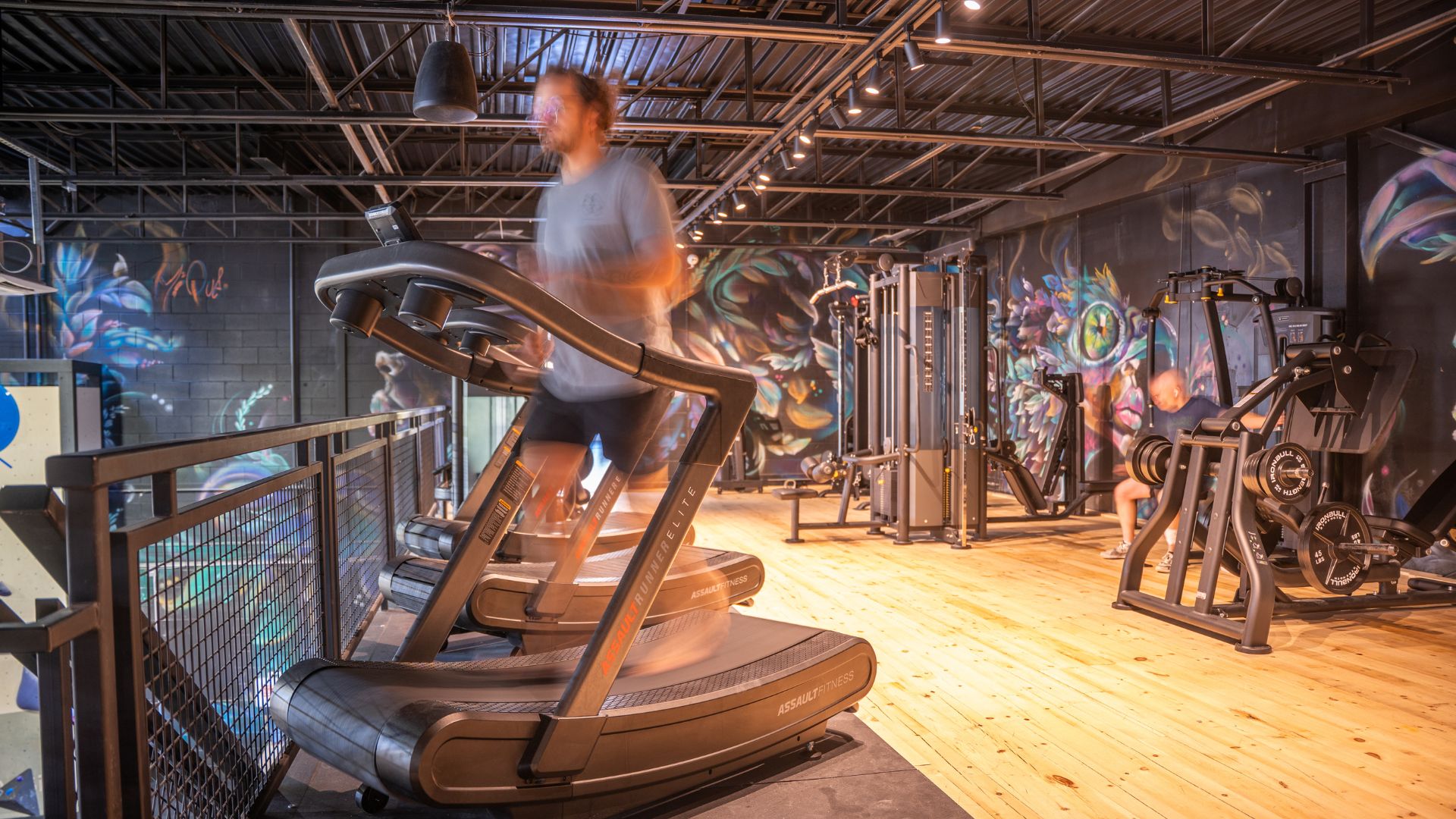 The fitness area at the new gym