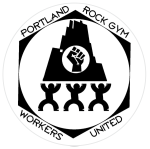 portland rock gym logo image