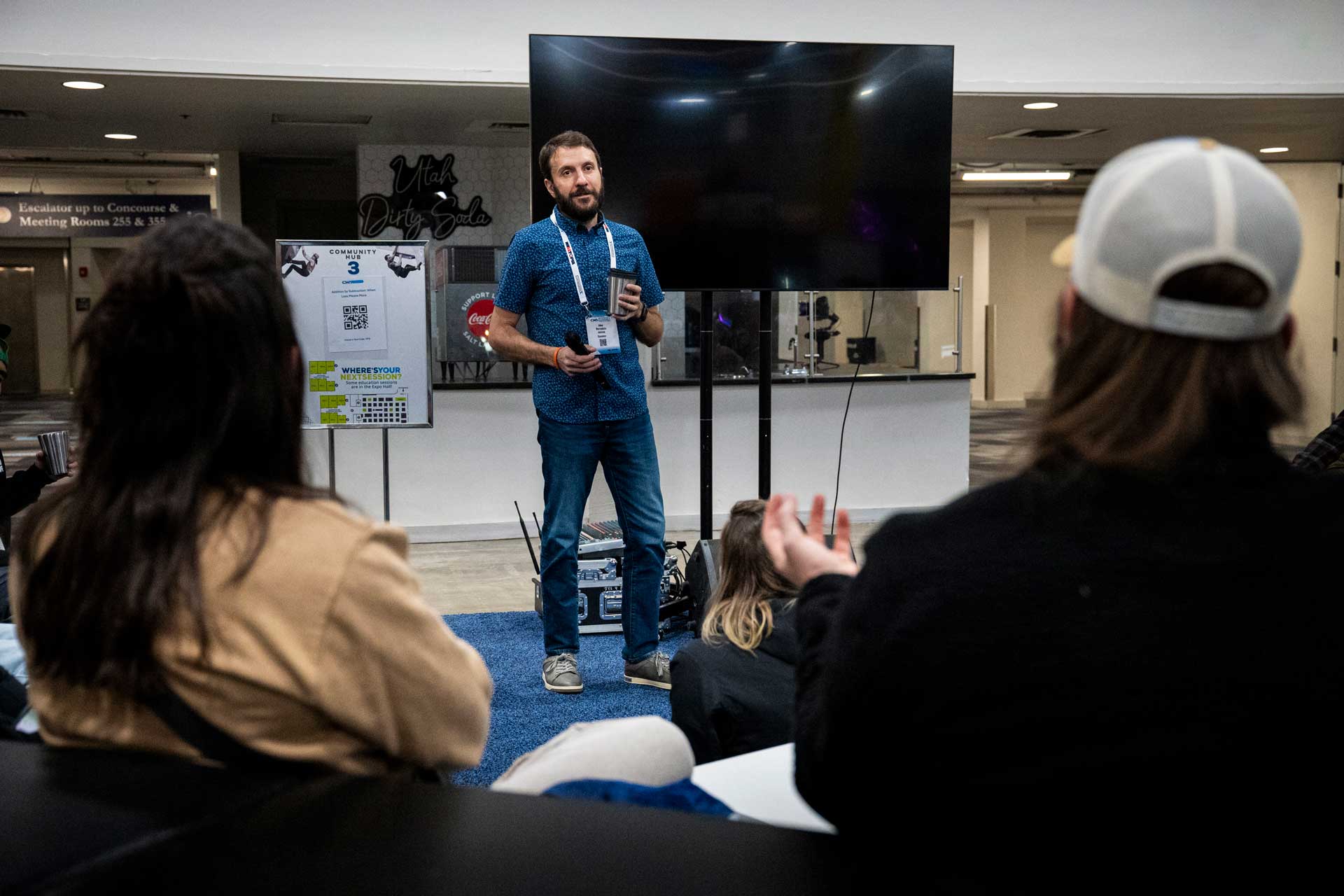 The Community Hub Session led by Alex Bernstein last year