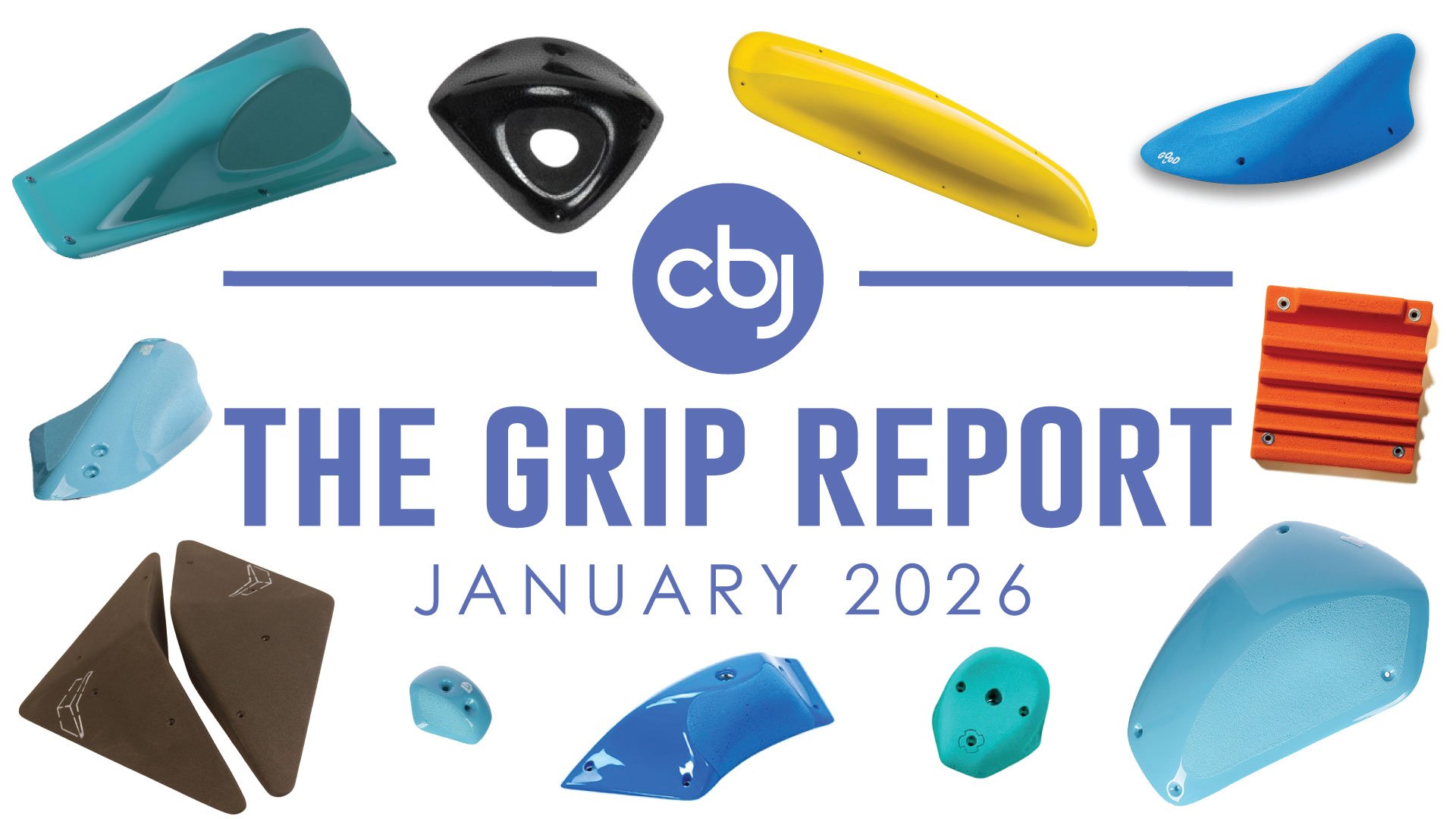 New Climbing Holds and Volumes: January 2026