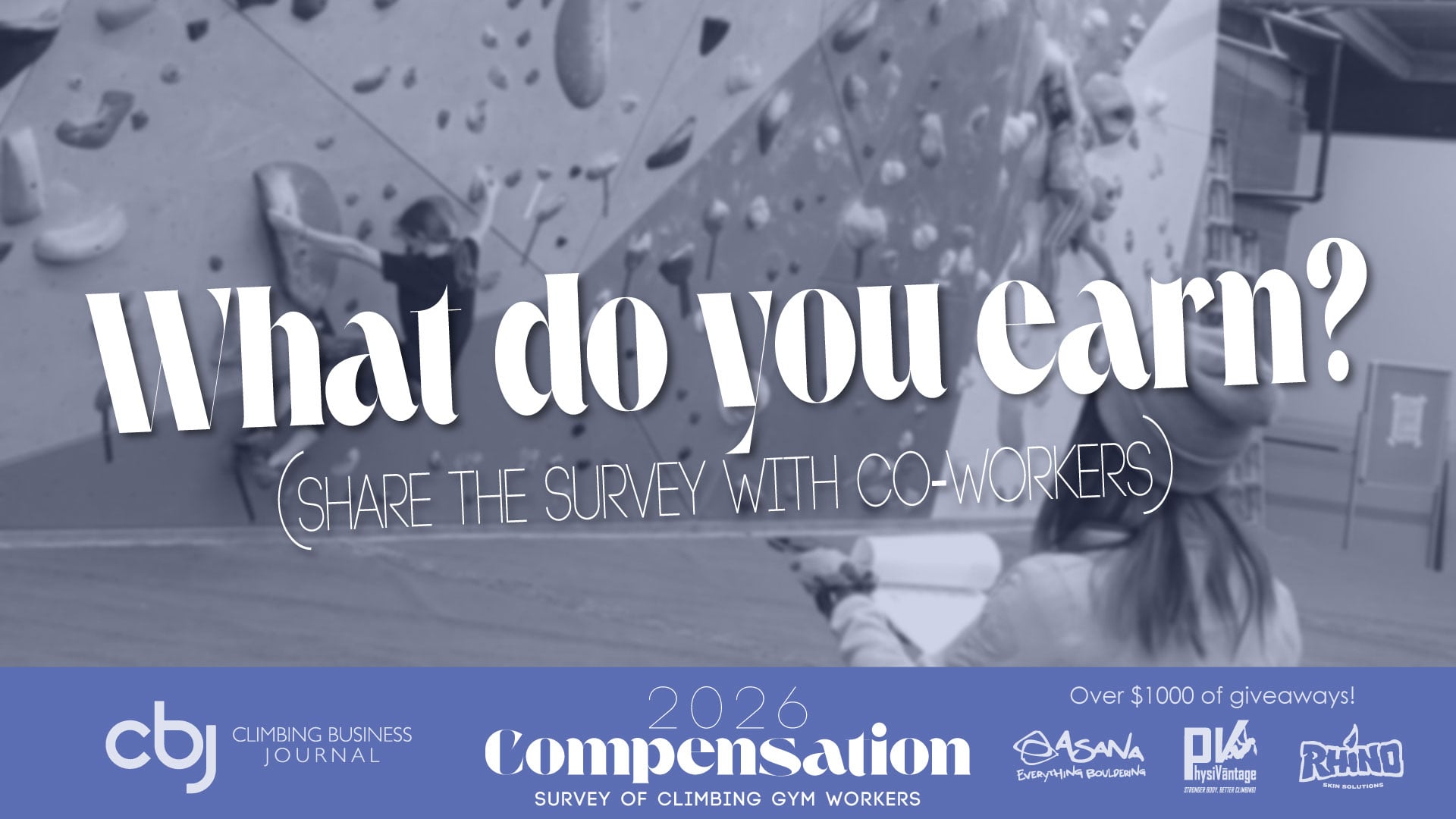 2026 Compensation Survey of Climbing Gym Employees