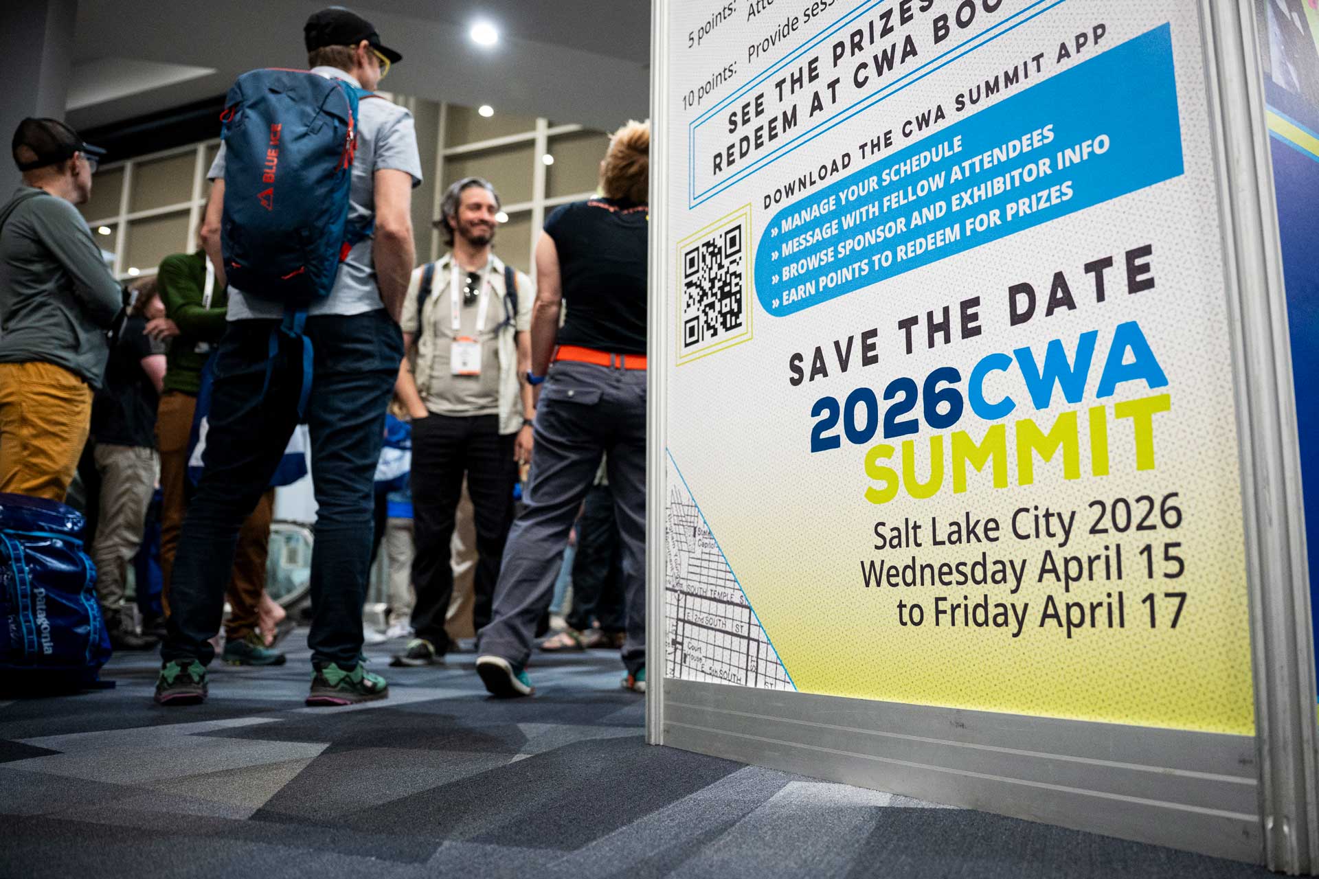 Attendees mingling at the 2025 CWA Summit in Salt Lake City