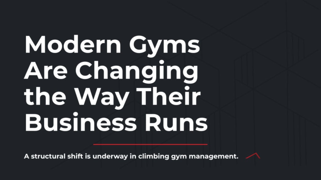 Redpoint graphic: Modern Gyms Are Changing the Way Their Business Runs