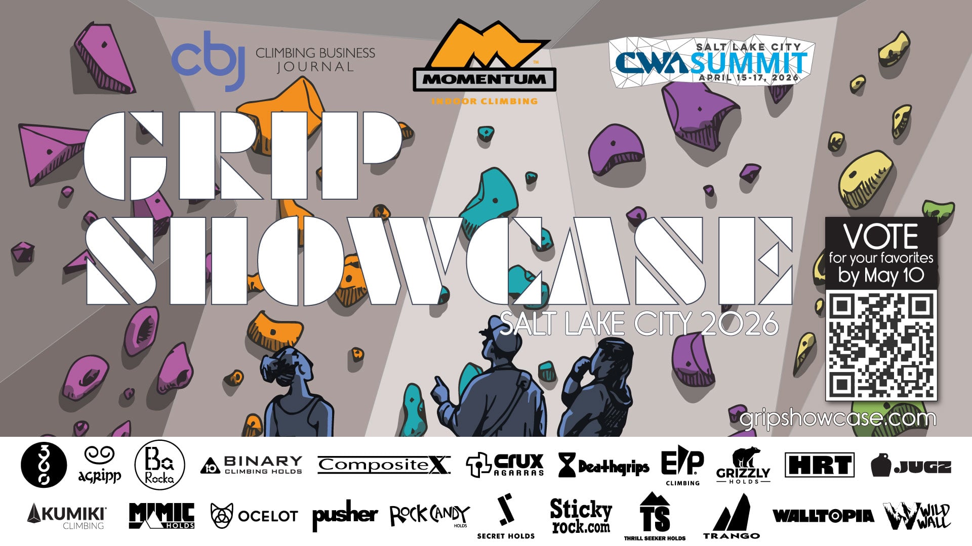 CBJ Grip Showcase 2026 with sponsors