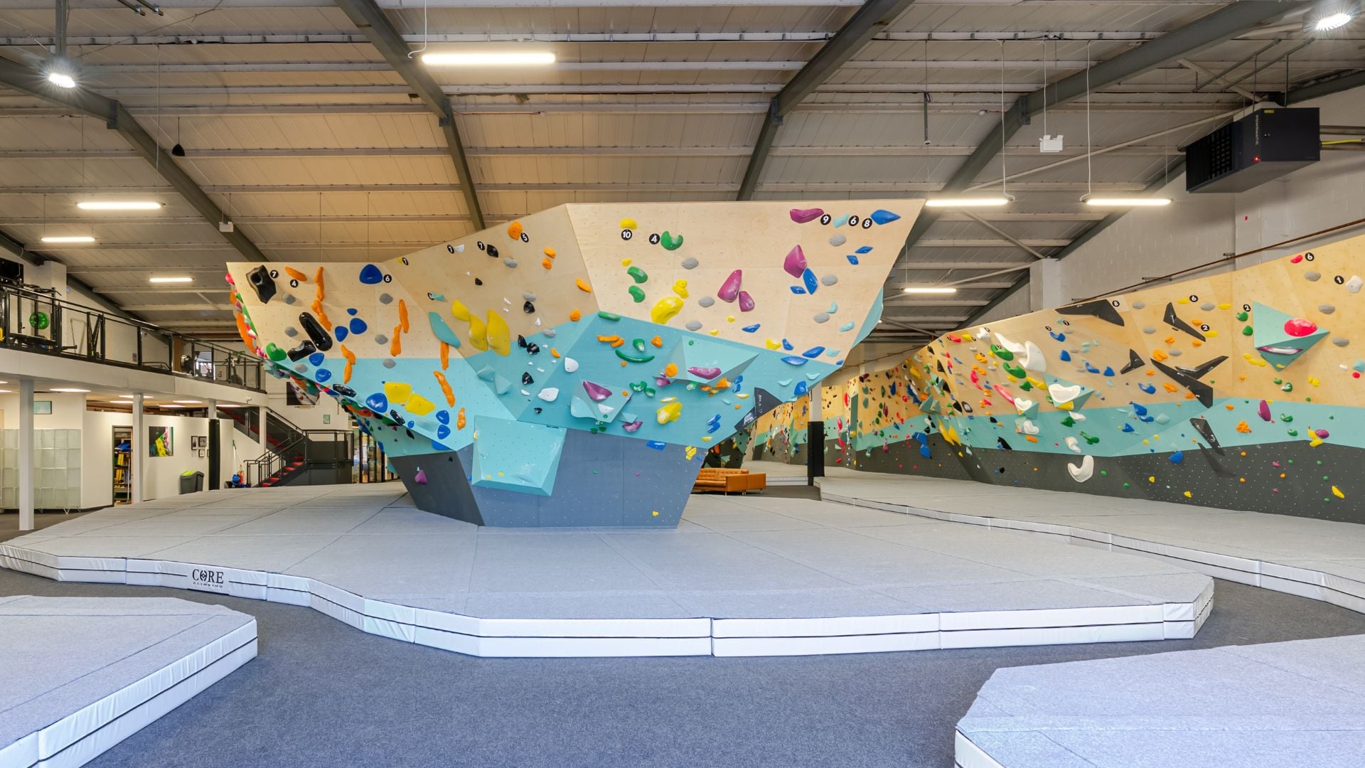 New bouldering walls at Rainbow Rocket North