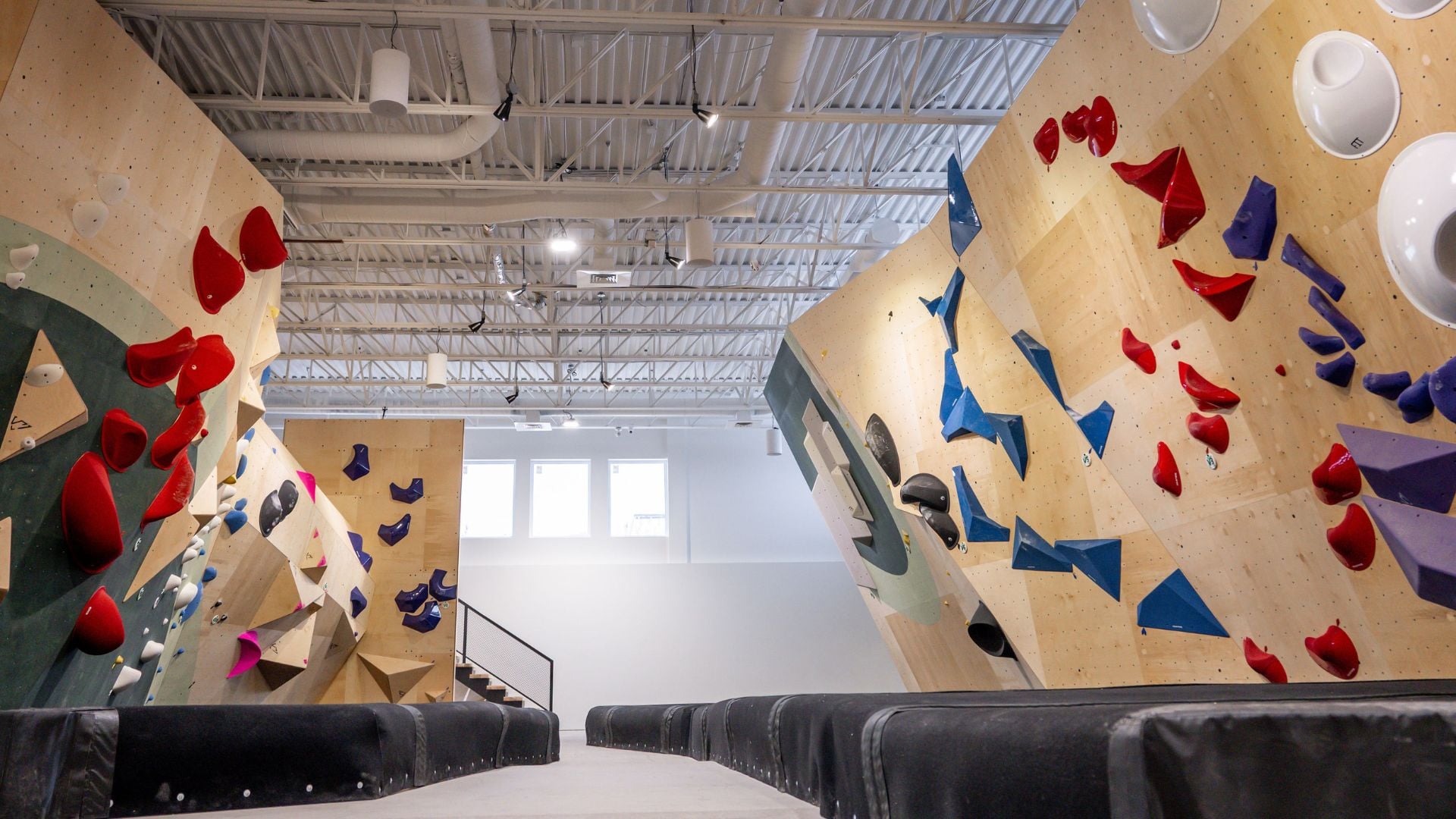Another bouldering area at the new gym