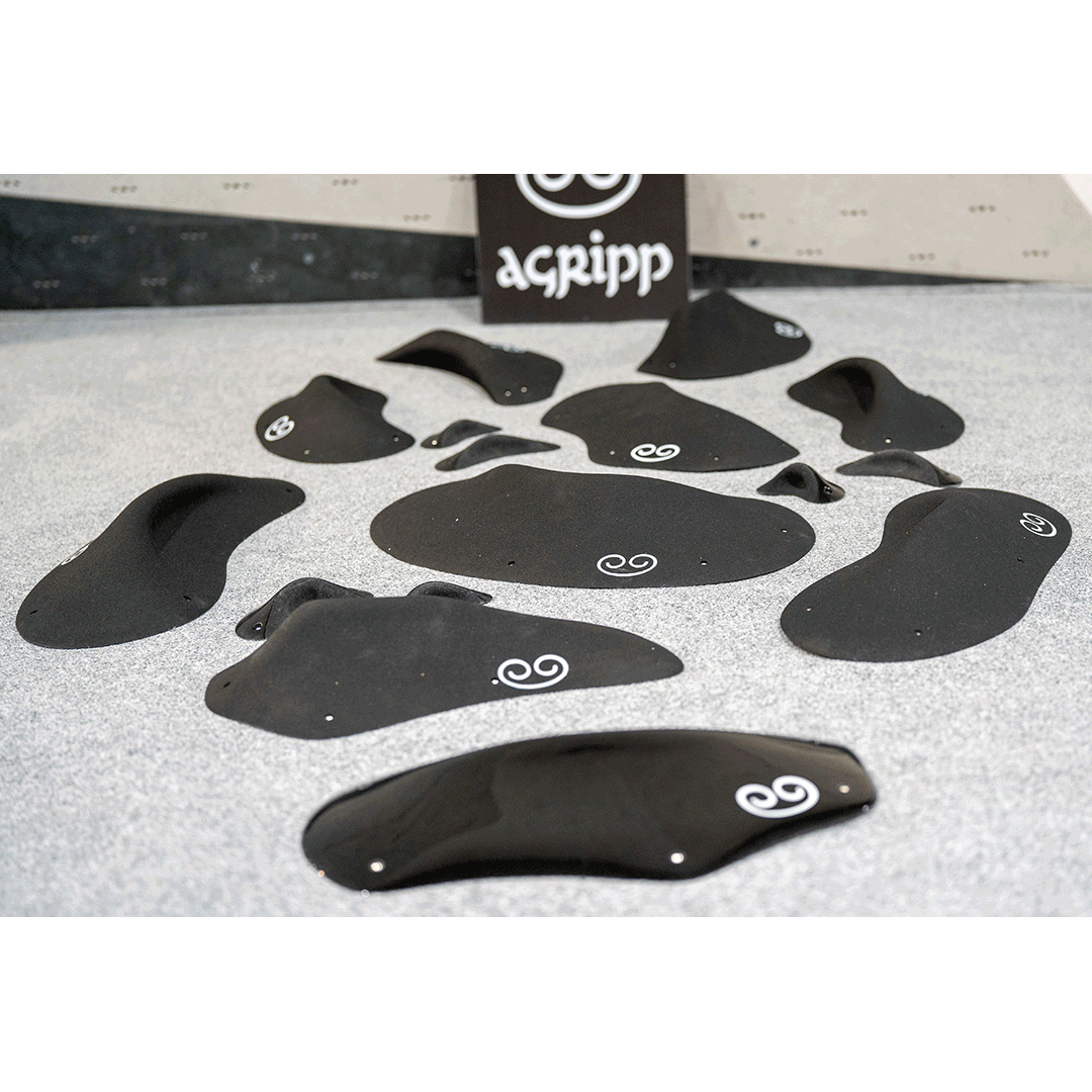 Agripp climbing holds at 2026 Grip Showcase Salt Lake City