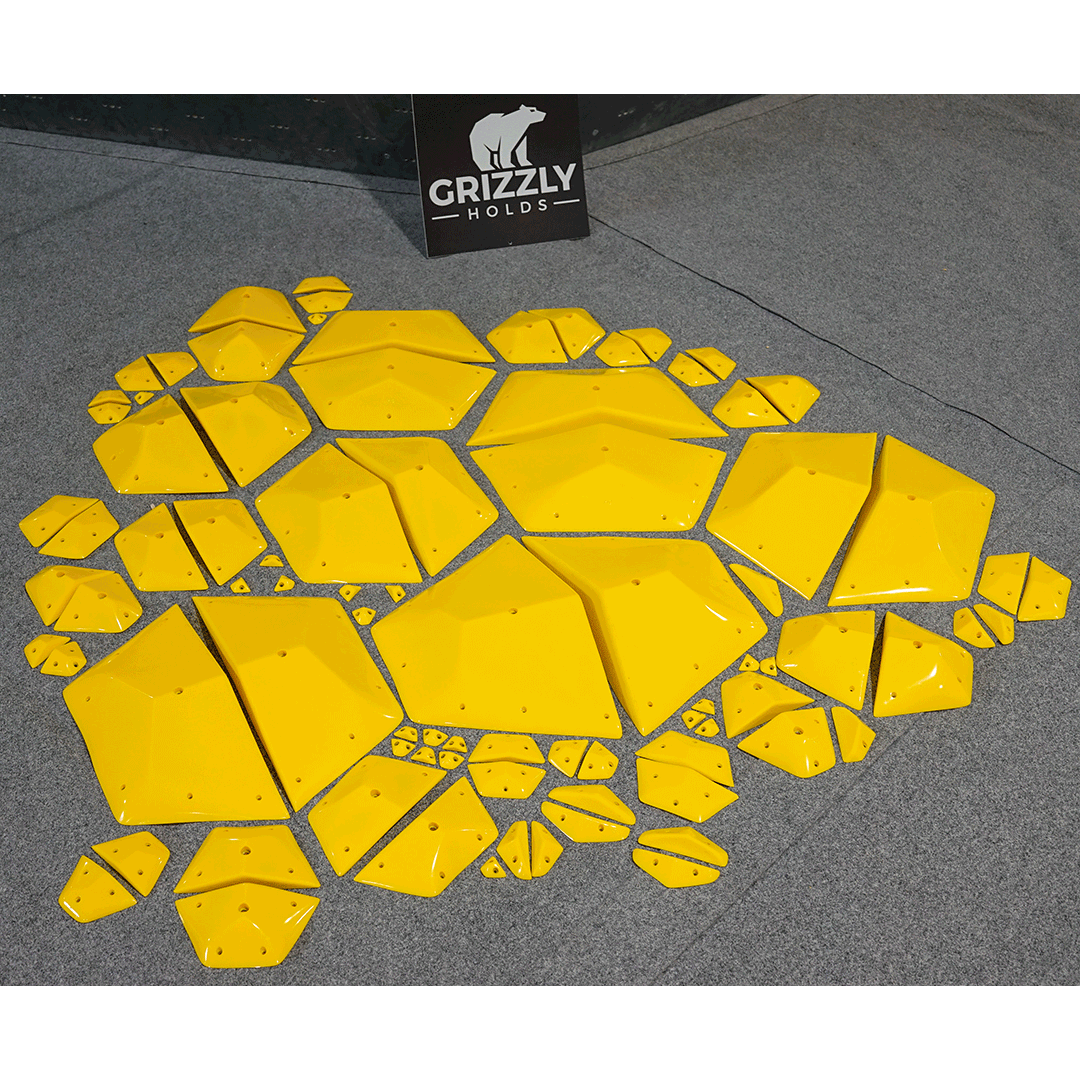 Grizzly climbing holds at 2026 Grip Showcase Salt Lake City