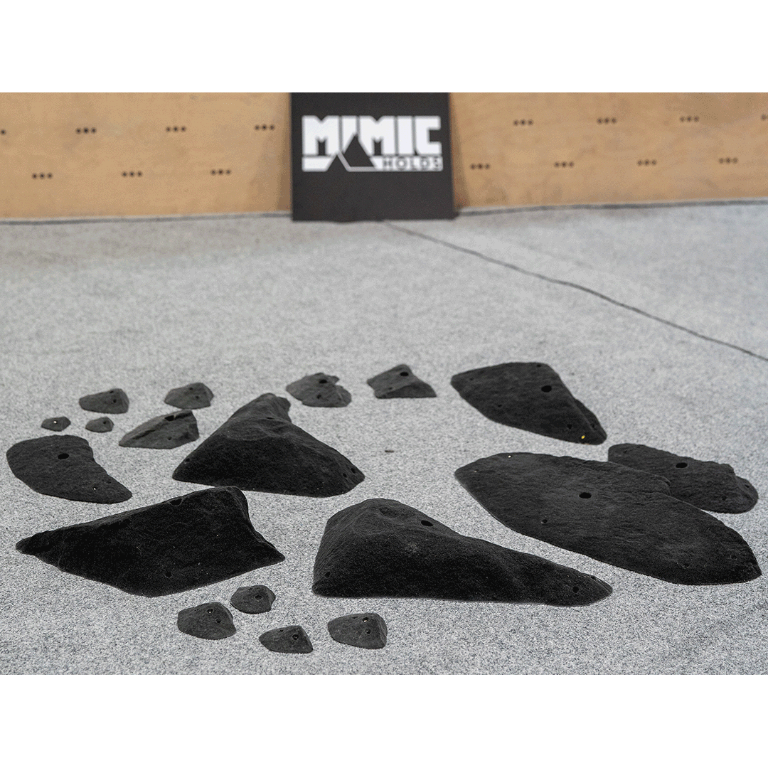 Mimic climbing holds at 2026 Grip Showcase Salt Lake City
