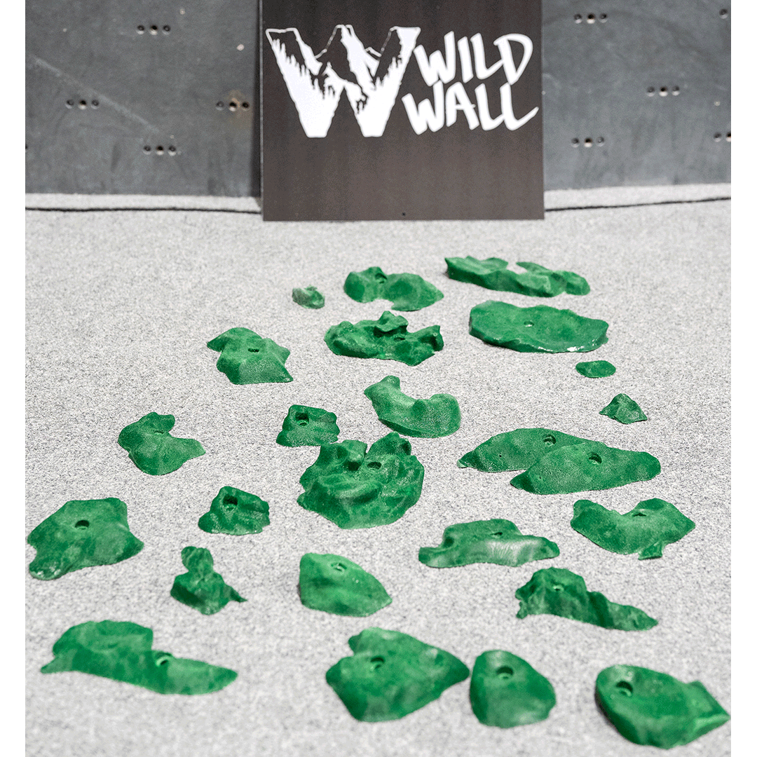 Wild Wall climbing holds at 2026 Grip Showcase Salt Lake City