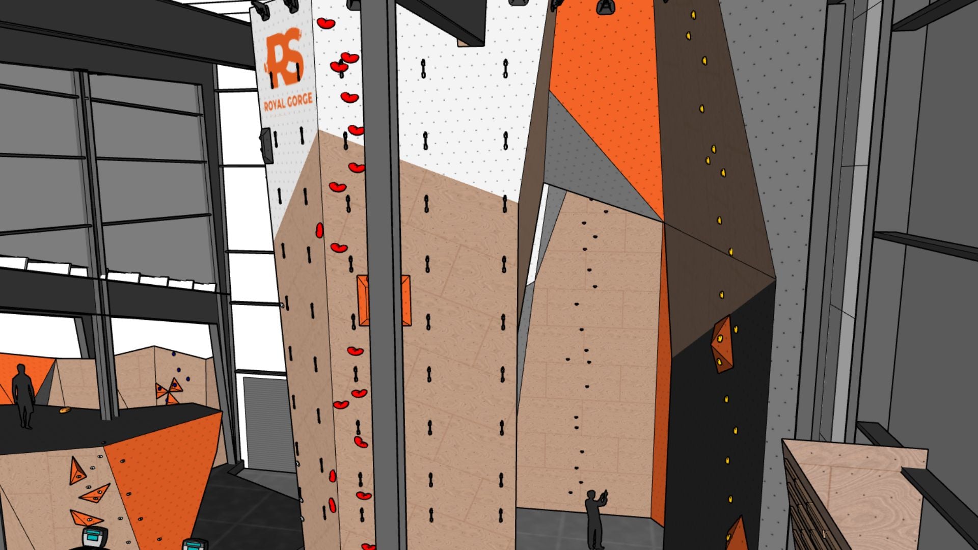 More roped climbing walls planned for construction at the new gym