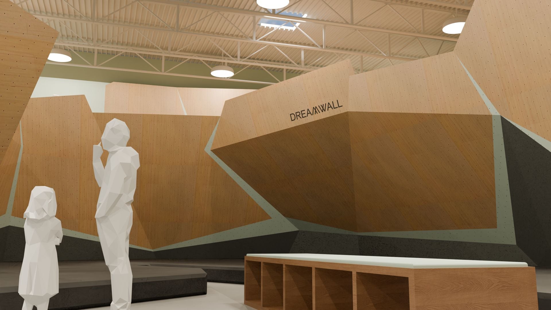 More of more bouldering walls in the plans