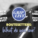 Wanted: Routesetter Opinions for Grip List 2026 Survey