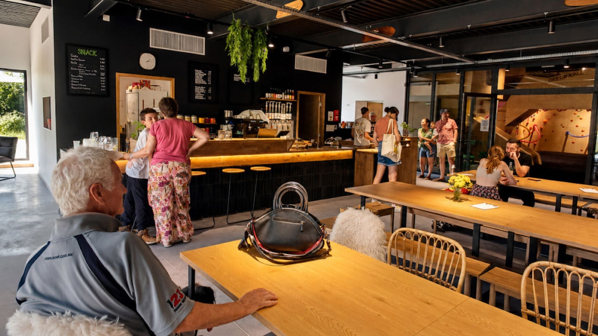 The café and snack bar at The Roof Cherbourg