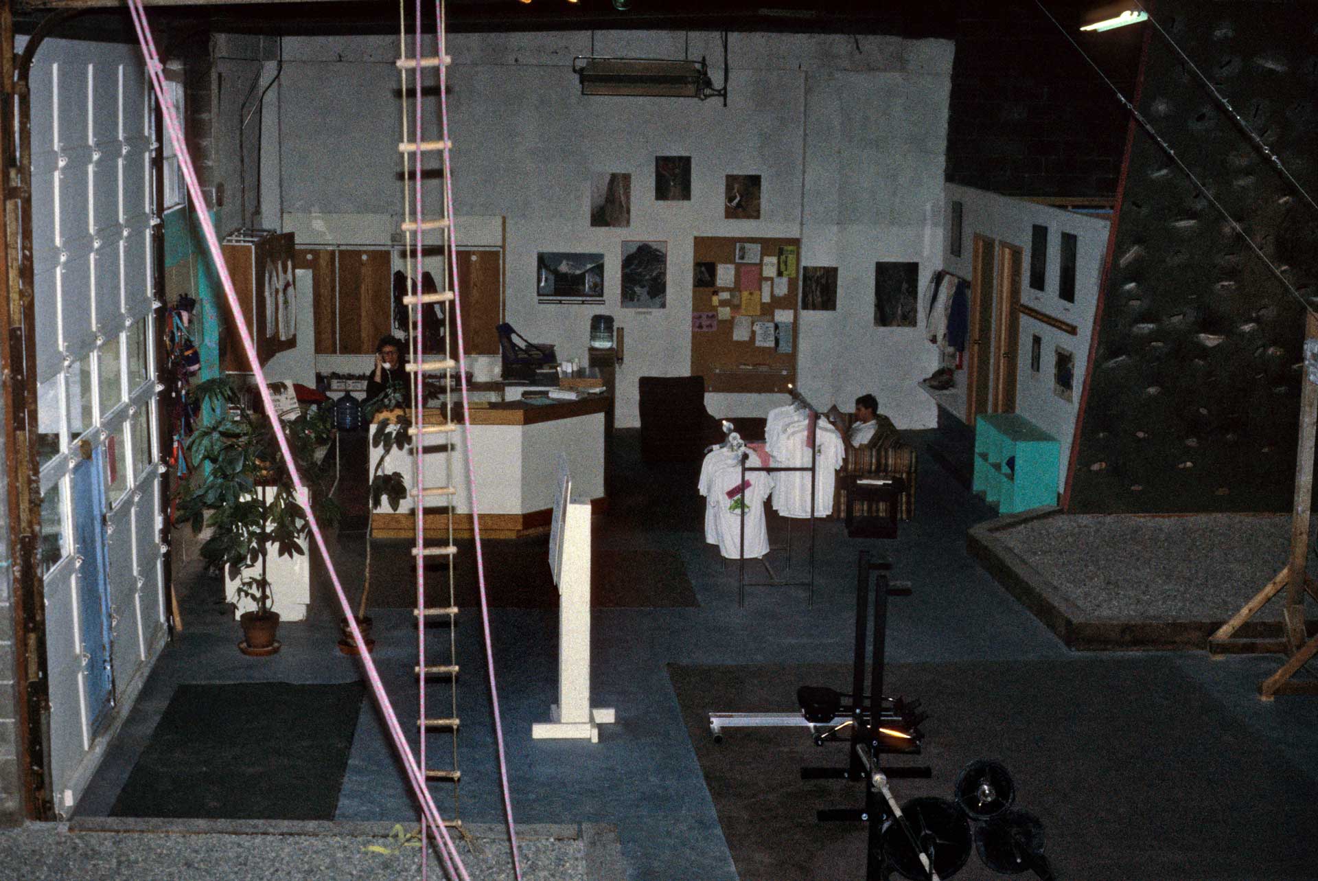 Vertical Club's entrance in 1988