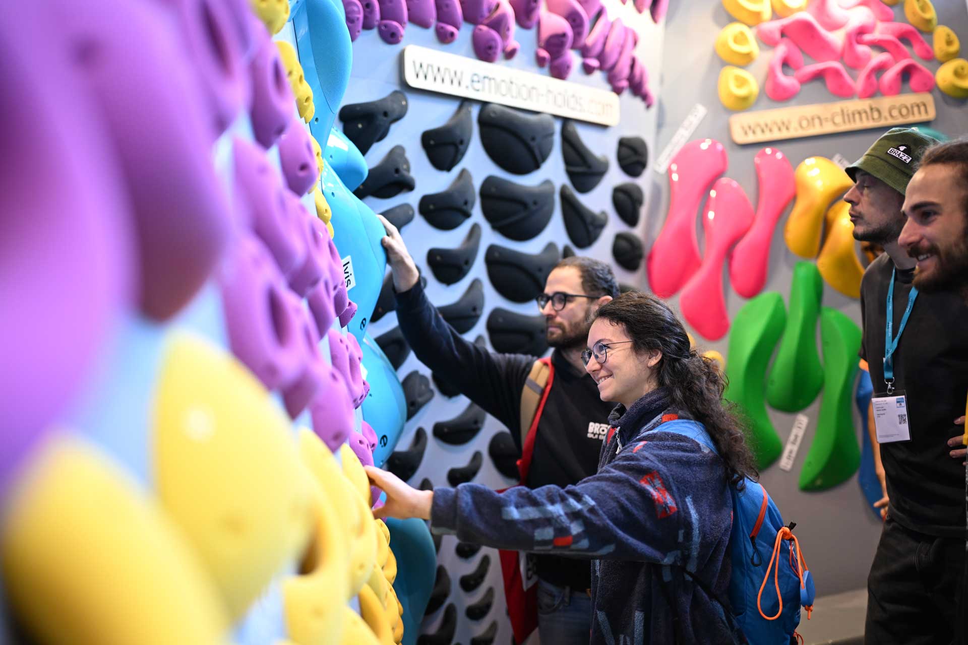 Attendees testing fresh holds at VERTICAL PRO 2025