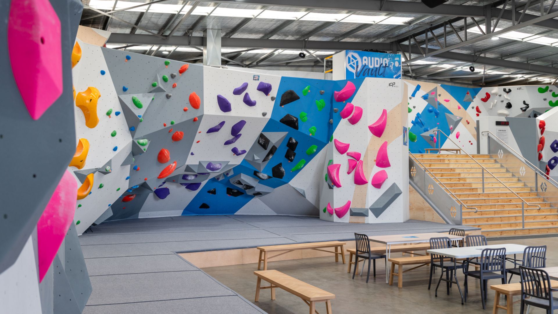 More bouldering walls and social space at AV Cockburn