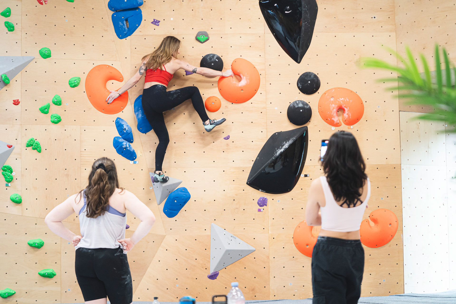 Climbing at the new Stratford gym