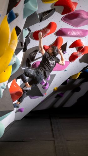 Climbing at Klättercentret Helsingborg