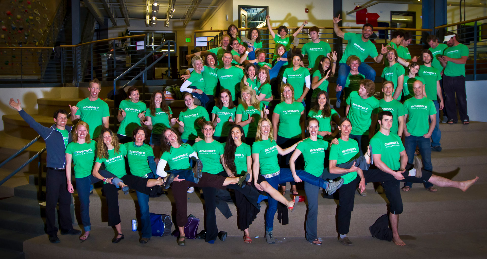 An early Movement Boulder staff photo