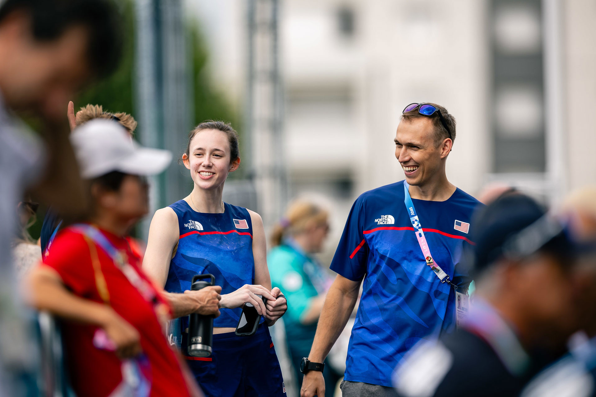 Emma Hunt and Oleksii Shulga