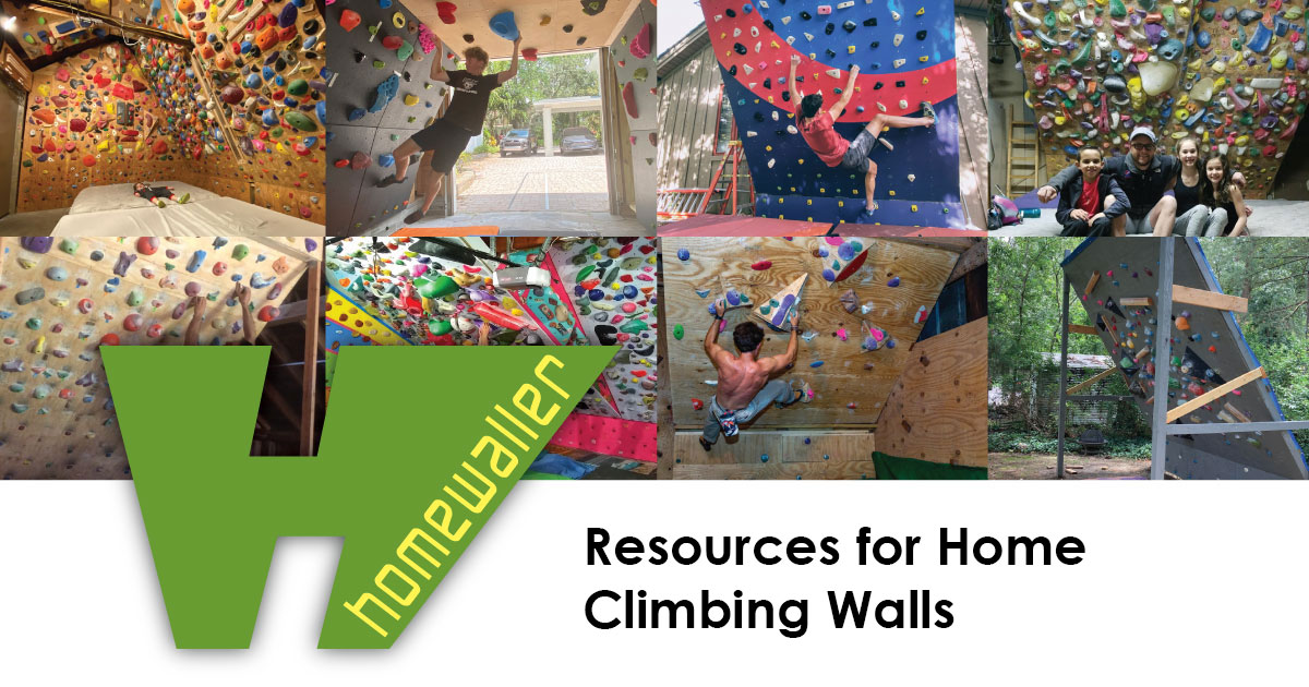 Resources for Home Climbing Walls