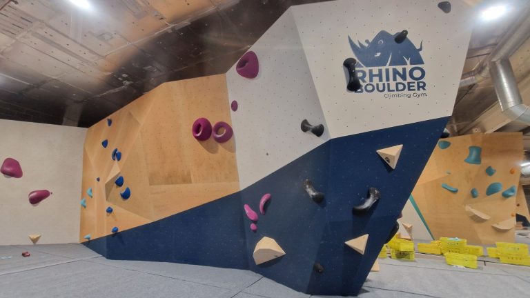 Rhino Boulder, the first commercial climbing gym the Bromley region of London, opened in December 2023 with Thomas Broggi and Henning at the head. (All photos courtesy of Rhino Boulder)
