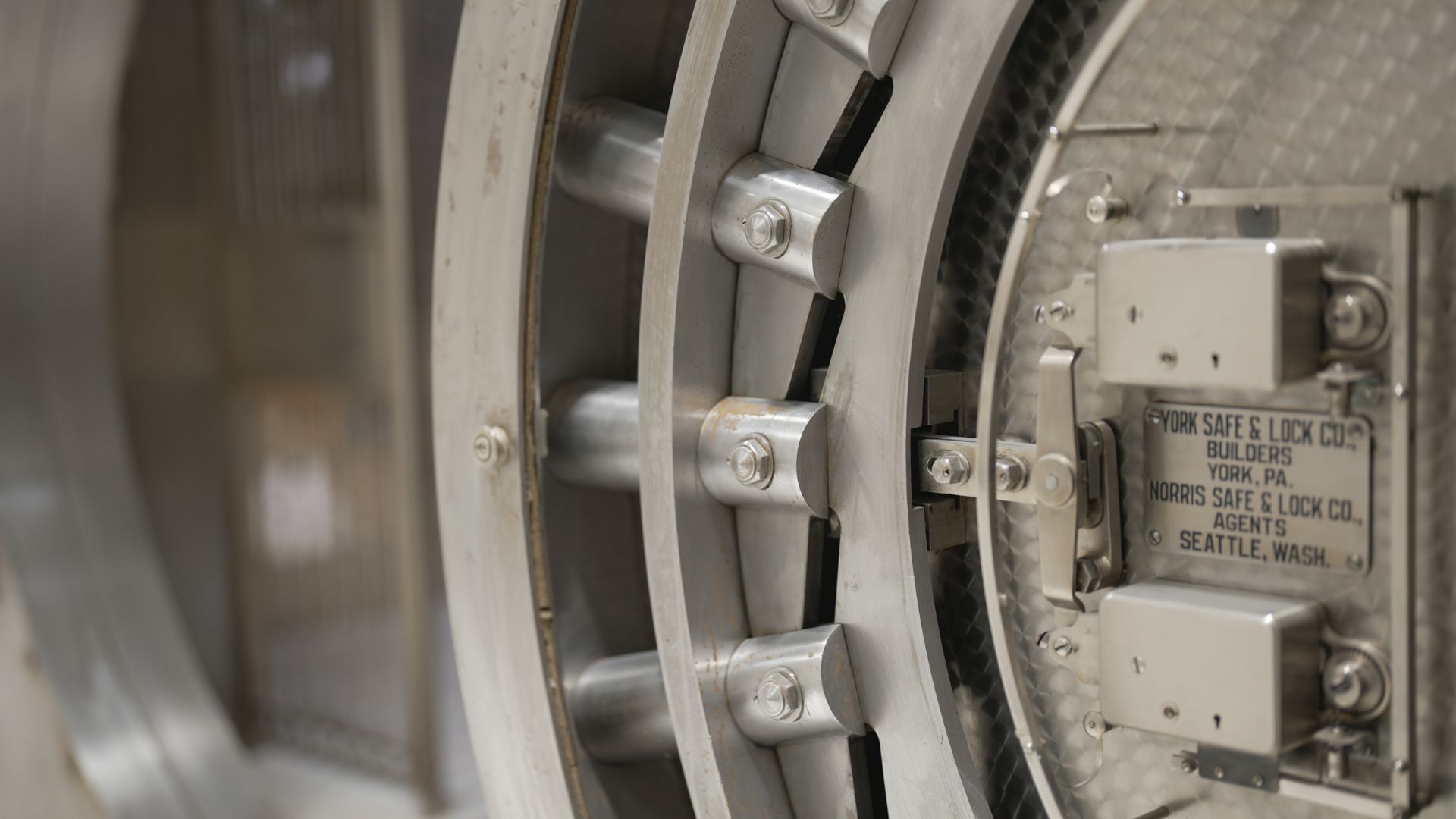 Vault from the former bank