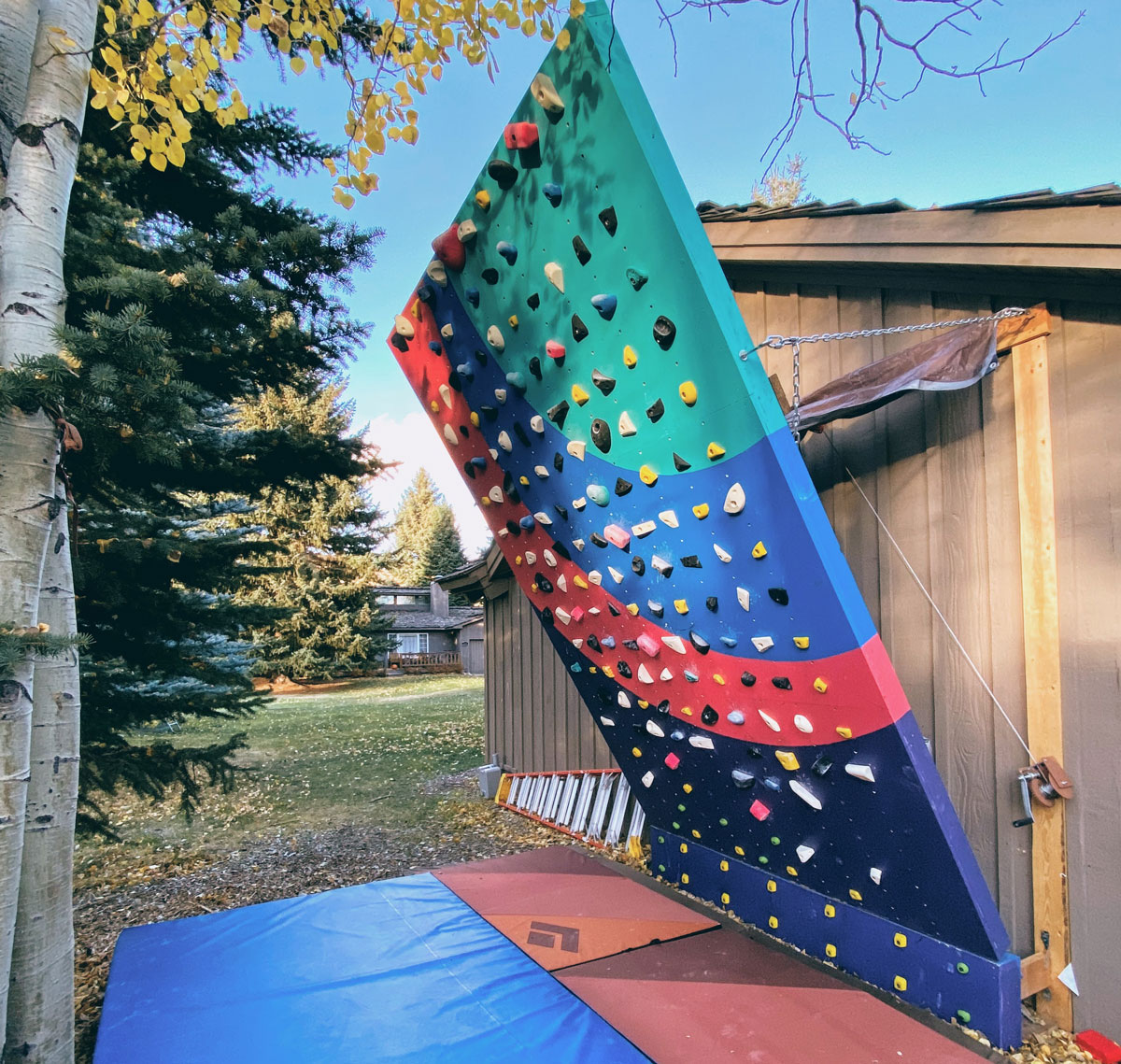 HWOW 32: A Colorful Adjustable Backyard Board in Idaho - Climbing Business  Journal