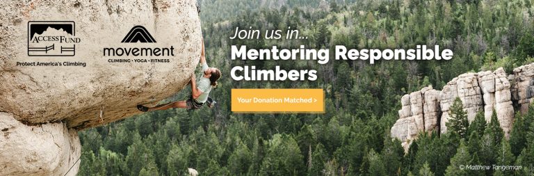 Movement Gyms & Access Fund Raise Over $100k for Climbing Conservation