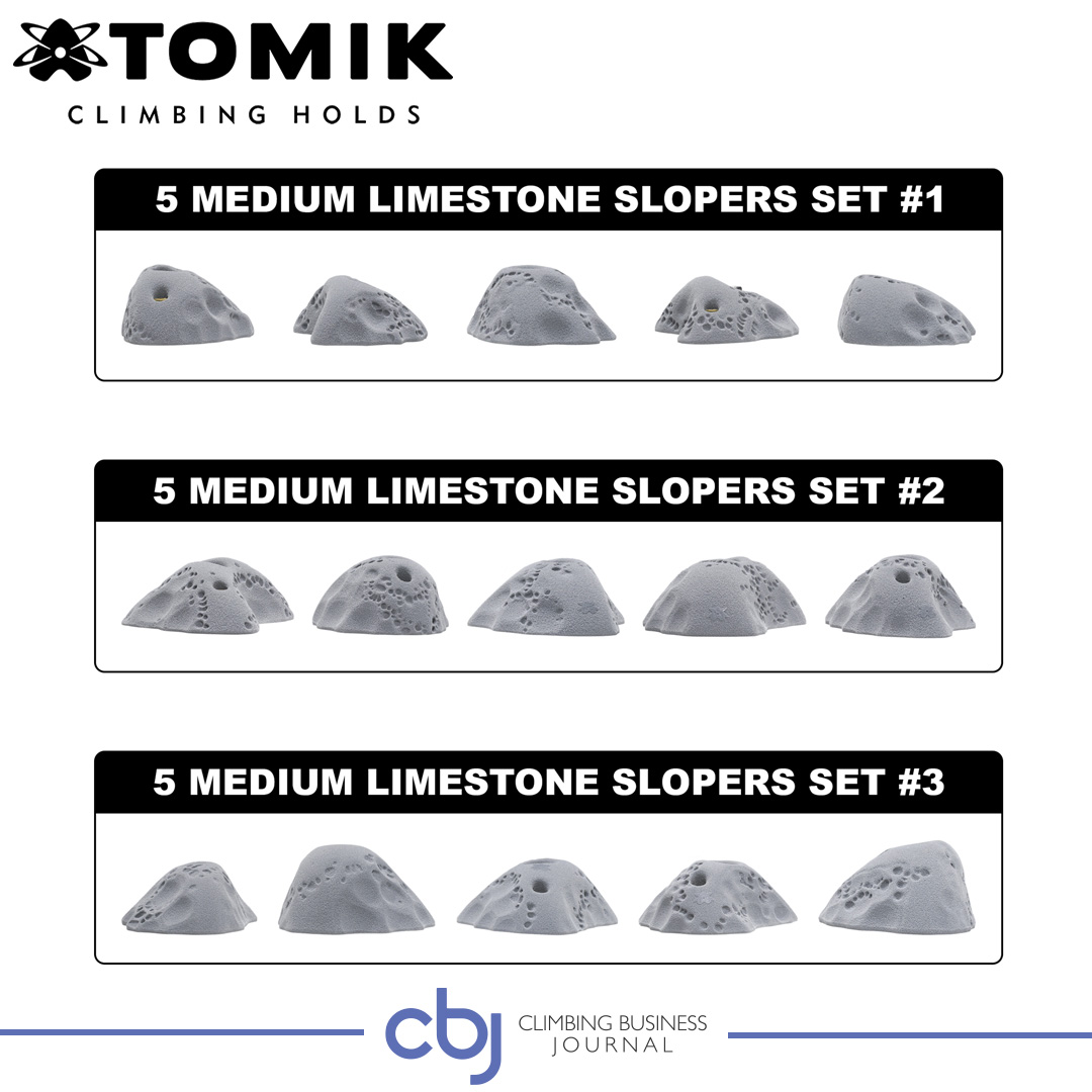 New Climbing Holds and Volumes: April 2025